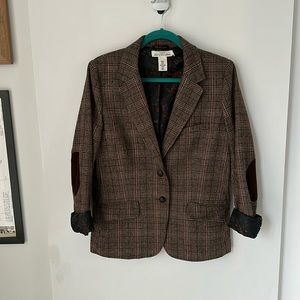 Dark academia style blazer